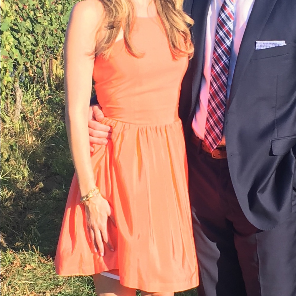 Gorgeous coral Amanda Uprichard dress